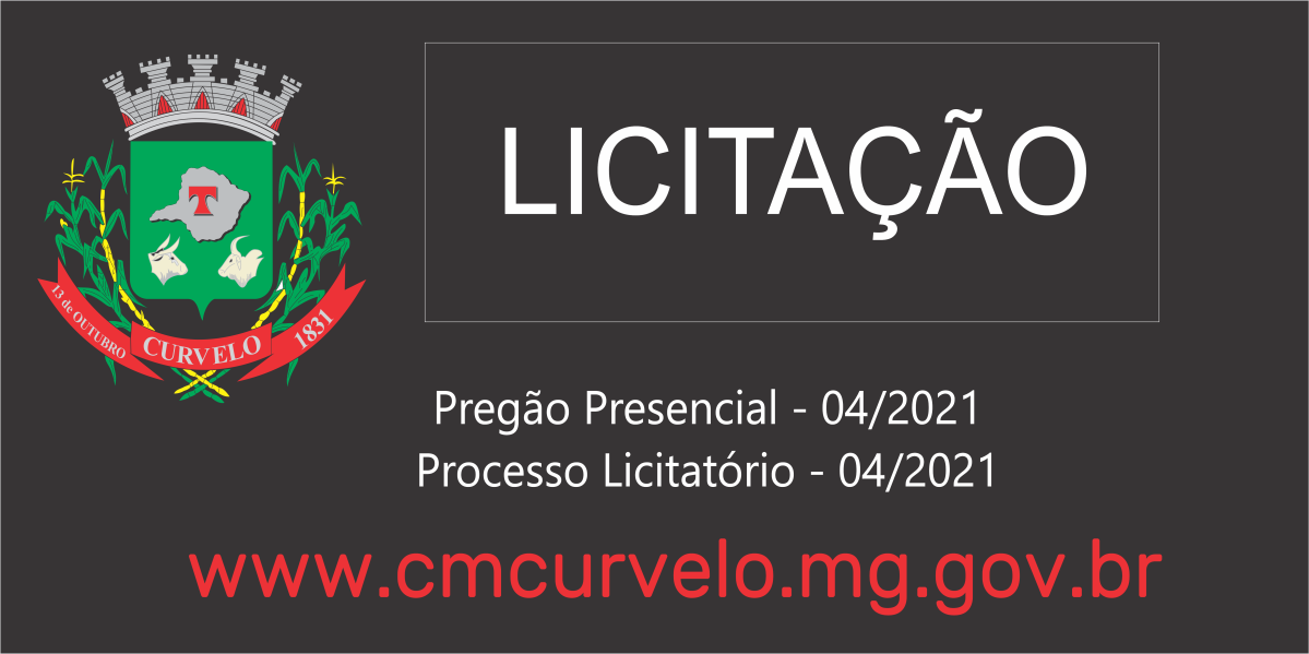 LICITAÇÃO - PREGÃO PRESENCIAL 04/2021 - MATERIAL DE LIMPEZA E HIGIENE