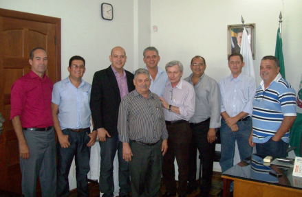 Visita do Conselheiro Dr.José Alves Viana